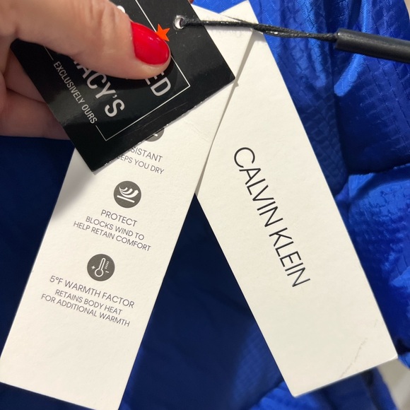 Calvin Klein Men's Blue Down Jacket - Picture 4 of 6